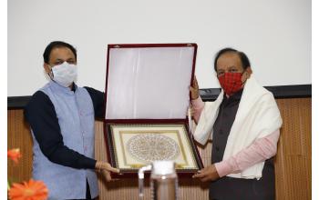 Inauguration of Advanced High Resolution Microscopy Facility by Honorable Union Minister Dr Harsh Vardhan