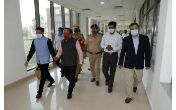 Inauguration of Advanced High Resolution Microscopy Facility by Honorable Union Minister Dr Harsh Vardhan